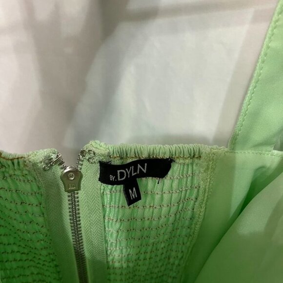 BY.DYLN Casey Corset Top Mint Green Medium NWOT - Picture 8 of 11